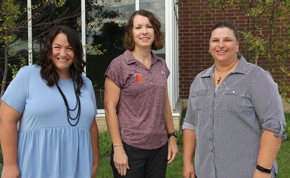 Renee Charles, Kristin Rentschler and Sharri Pratt