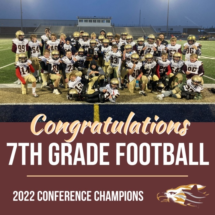 congratulations 7th grade football 2022 conference champions