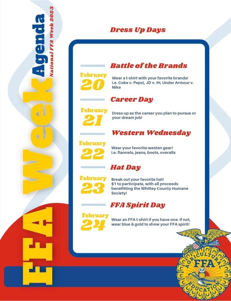 FFA Week Agenda 