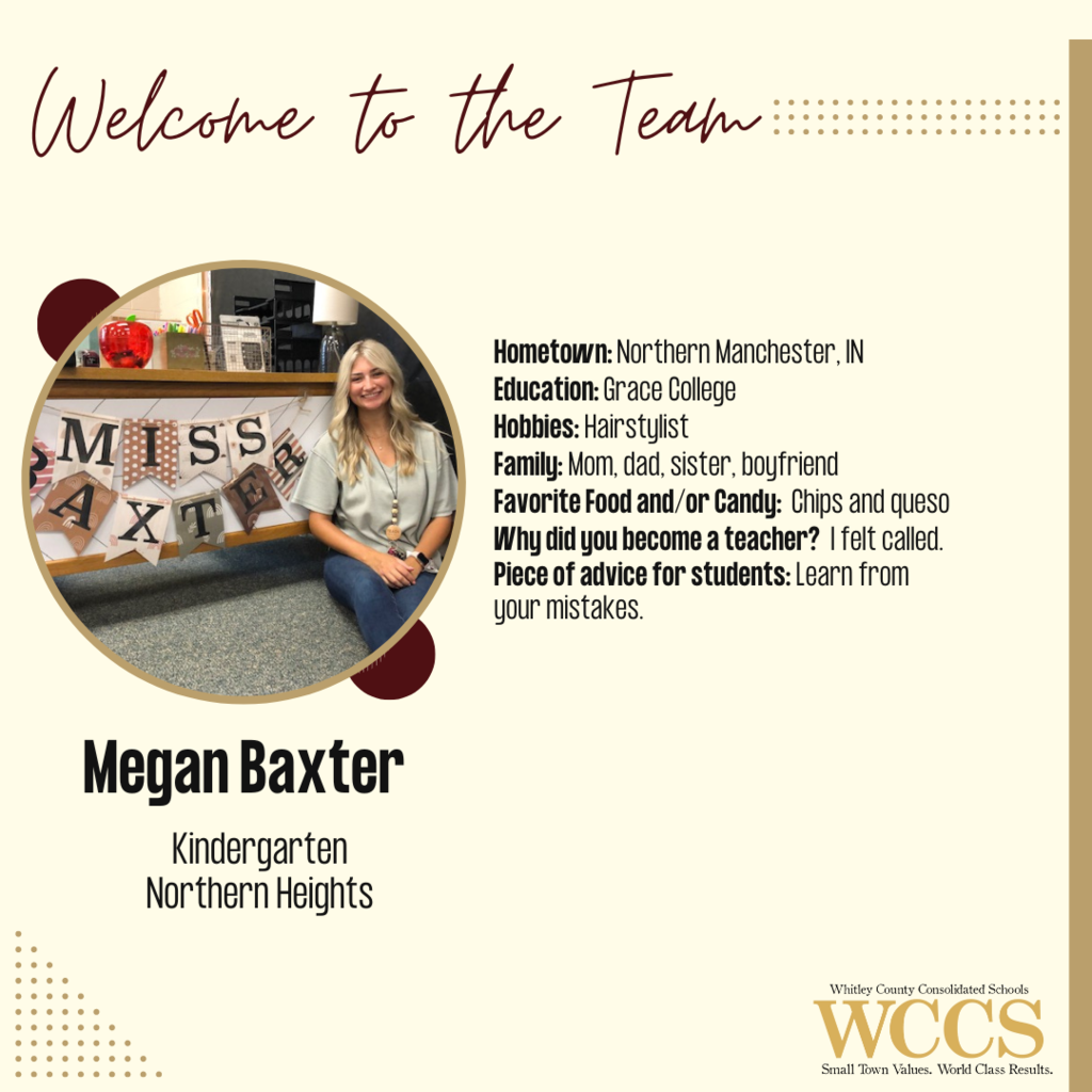 Megan Baxter new teacher profile